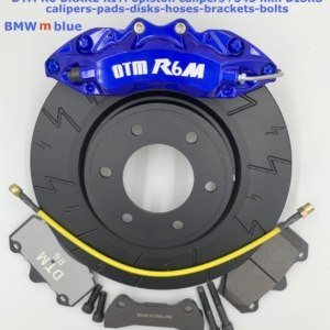 DTM new R6 BRAKE KIT- BMW M BLUE R6 6piston calipers 345 mm DISKS